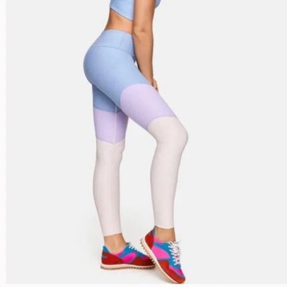 Outdoor Voices 7/8 Springs Legging XS (Lilac/Lavender/Dahlia)